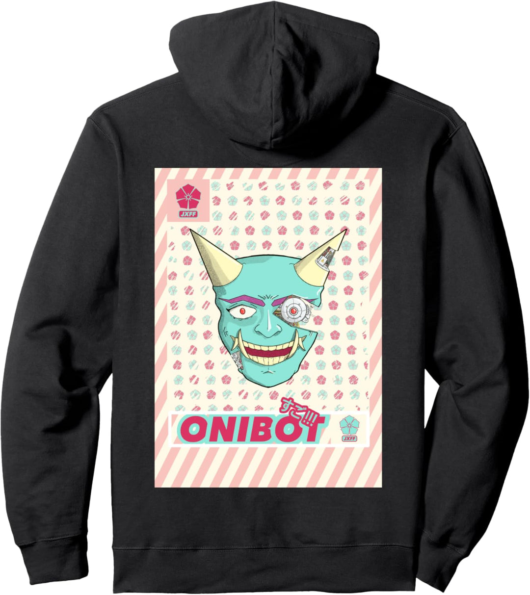 Onibot demon mask Pullover Hoodie