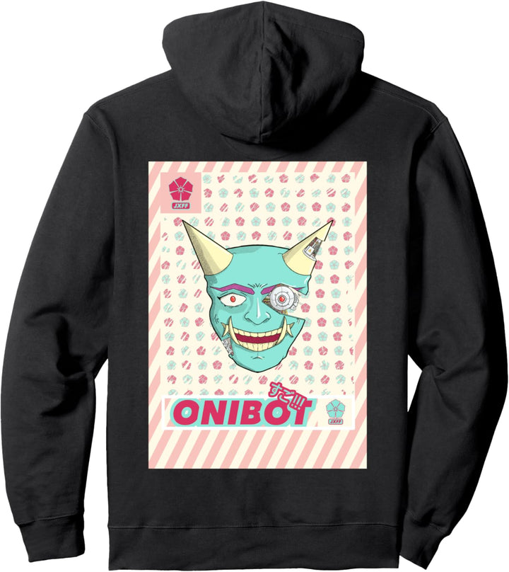 Onibot demon mask Pullover Hoodie