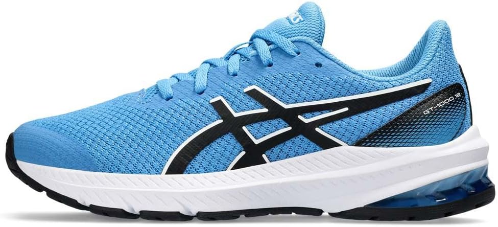 ASICS Jungen Gt-1000 12 Gs Sneaker 35.5 EU Waterscape Black, 35.5 EU Waterscape Black