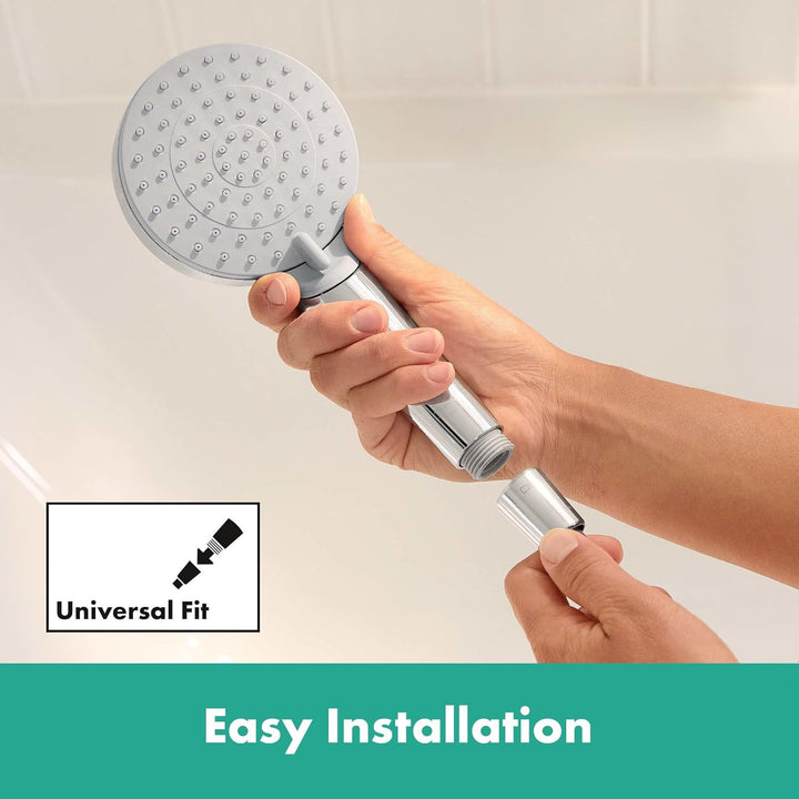 hansgrohe Duscharmatur Rebris S, Aufputz Brausebatterie für 1 Funktion, Chrom Chrom Dusche, Chrom Du