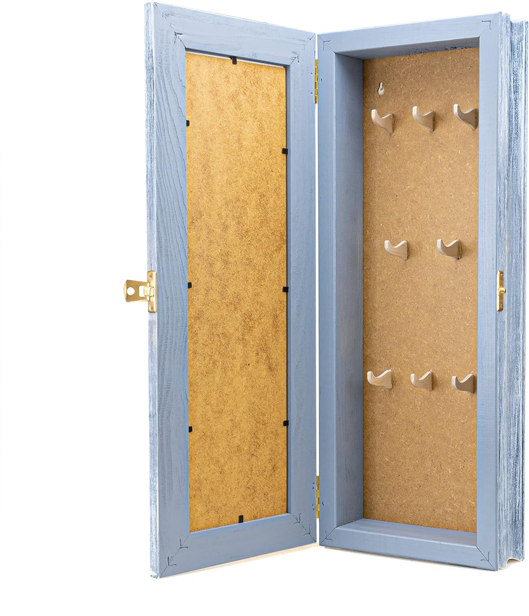 Schlüsselkasten aus Holz Hängeschrank mit Schlüsselbrett Wandorganizer für Schlüsselaufbewahrung Sch