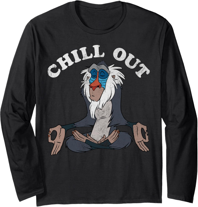 Disney The Lion King Rafiki Chill Out Portrait Langarmshirt