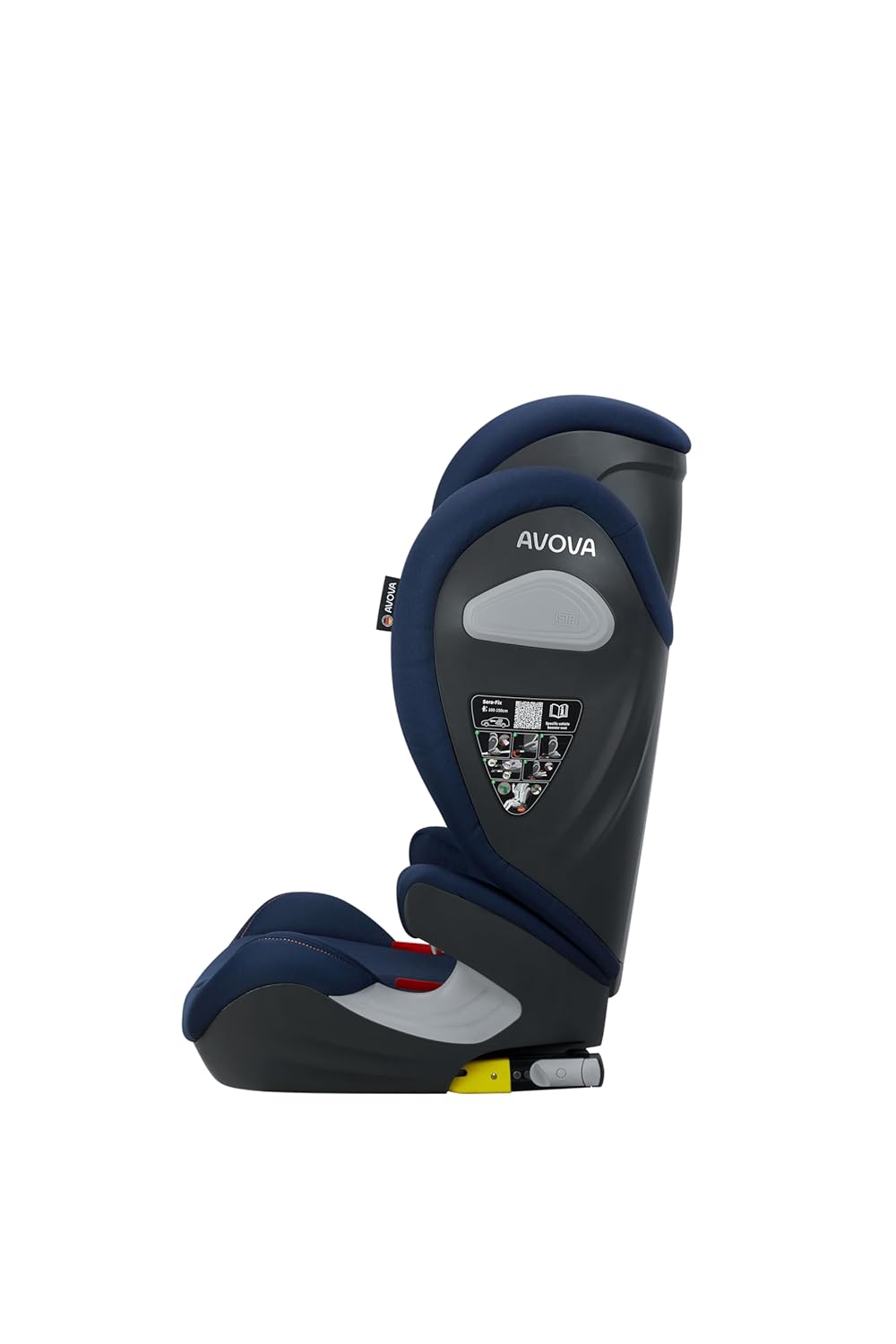 AVOVA Sora-Fix (River Blue), der Folgesitz geeignet von 100 bis 150 cm, 4 bis 12 Jahre, mit Isofix,