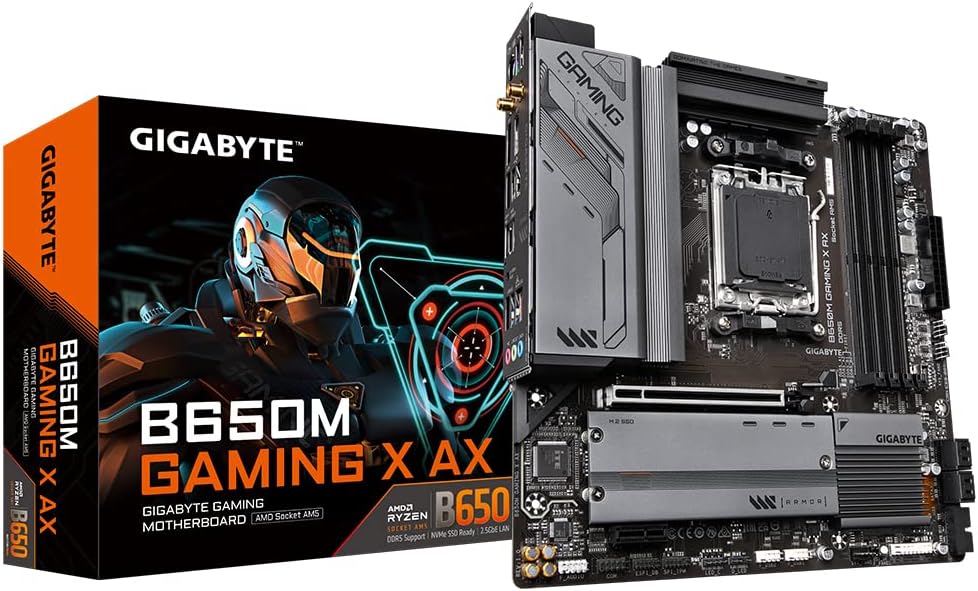 Gigabyte B650M Gaming X AX (rev. 1.x) AMD B650 Socket AM5 Micro ATX
