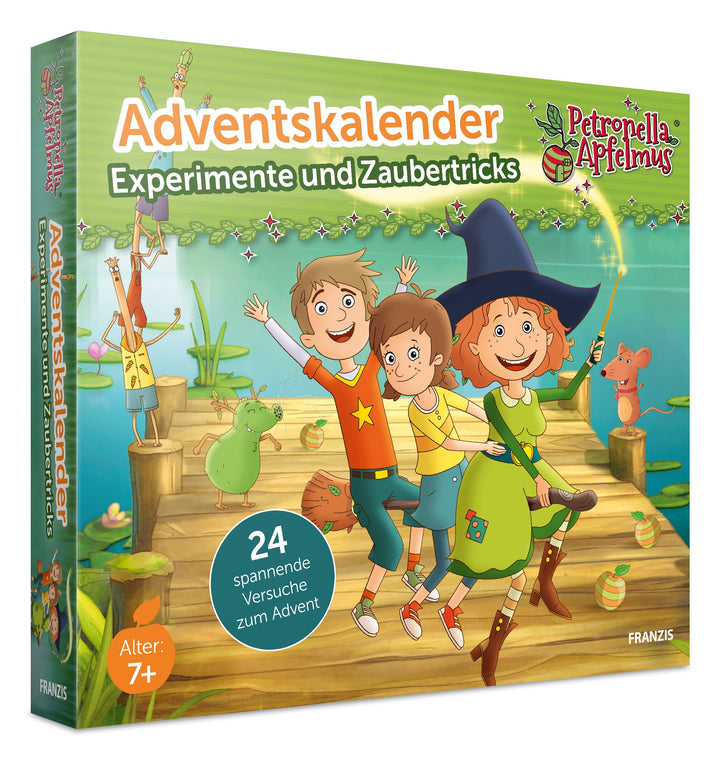 FRANZIS 67202 - Adventskalender Petronella Apfelmus - Experimente und Zaubertricks, 24 spannende Ver