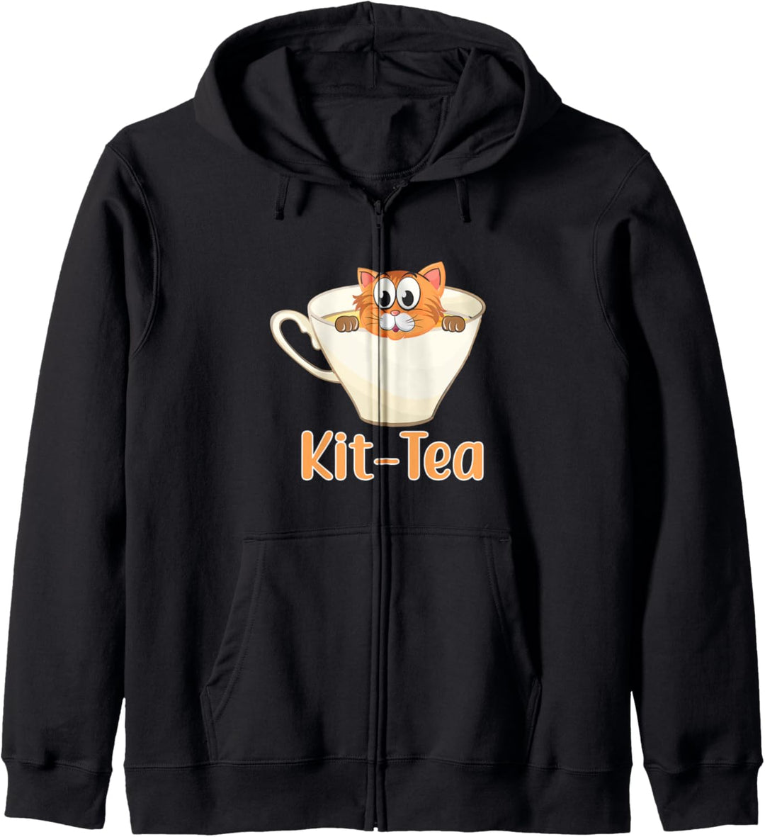 Funny Cat Pun Lover Gift Kit-Tea Kitty Kapuzenjacke