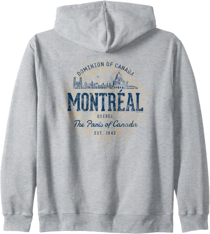 Kanada Retro Stil Vintage Montreal Kapuzenjacke