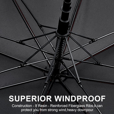 G4Free 62/68/72 Inch UV-Schutz Winddicht Sonnen- und Regenschirm Golfschirm Autorisches Öffnen Doppe
