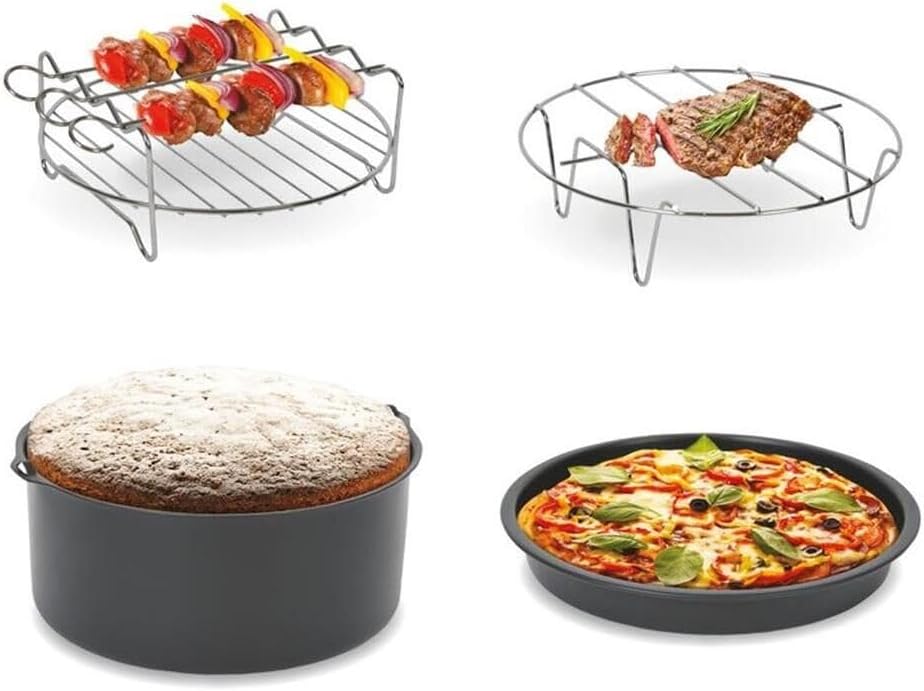 Tefal XA1120 Easy Fry XL-Zubehör-Set | Einsatz Garkorb | 4 Zubehörteile | Heissluftfritteuse | gesun