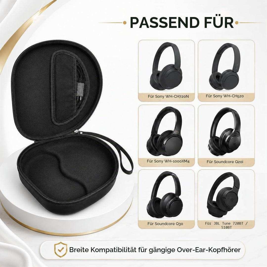 Schutzhülle kompatibel mit Sony WH-CH720N Noise Canceling Wireless Kopfhörern Bluetooth Over The Ear