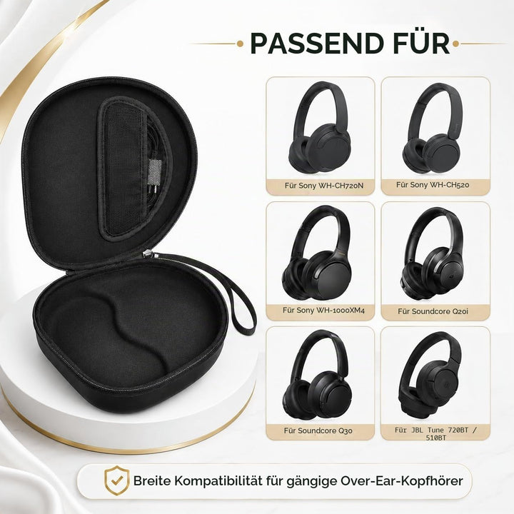 Schutzhülle kompatibel mit Sony WH-CH720N Noise Canceling Wireless Kopfhörern Bluetooth Over The Ear