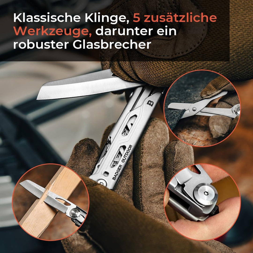 Badger Outdoor Spike 6in1 Multitool - Multifunktionsmesser
