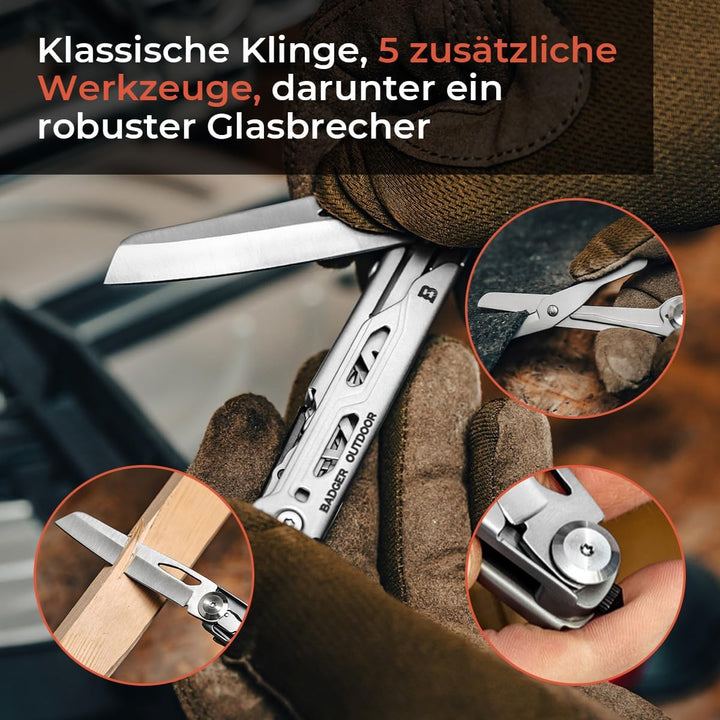 Badger Outdoor Spike 6in1 Multitool - Multifunktionsmesser
