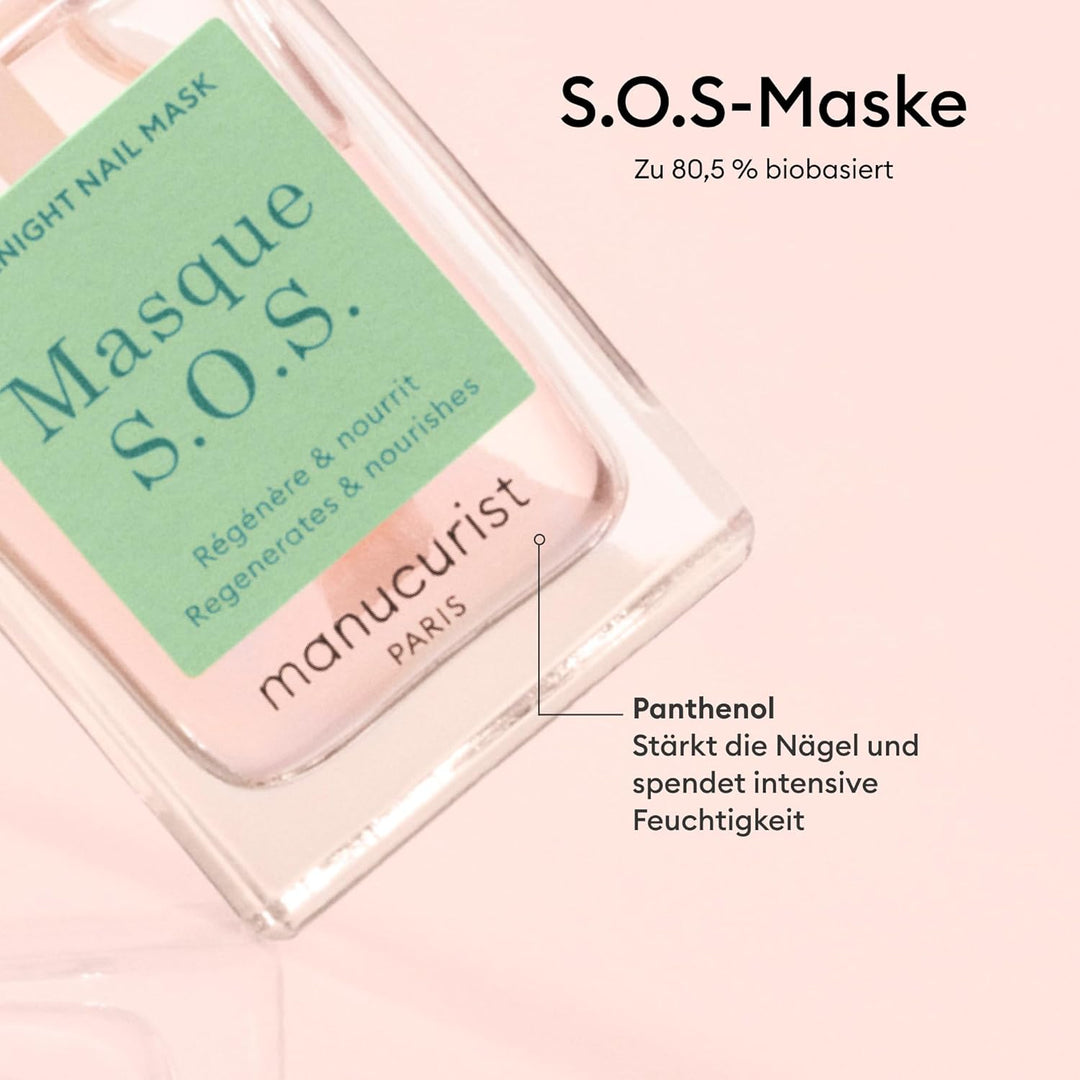 Manucurist Duo Day & Night – Routine für weiche oder geschädigte Nägel – Nagelset: 1 Nagelhärter und