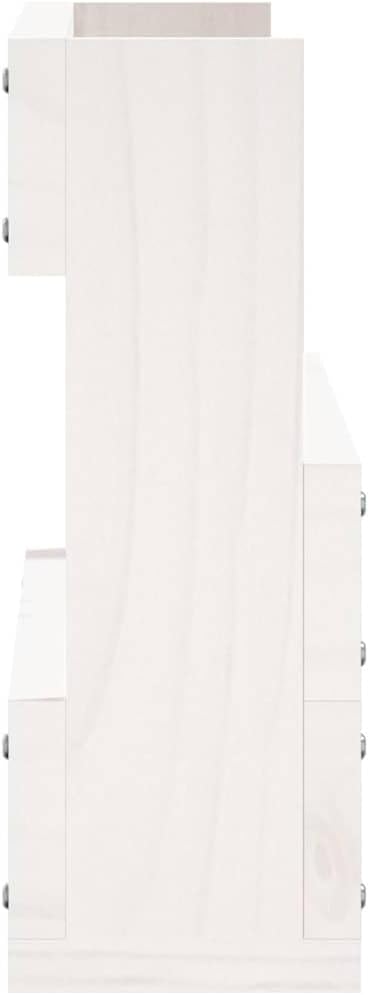 vidaXL Wand Schuhregal 2 STK., Schuhschrank mit viel Stauraum, Schuhständer Hängeregal Wandmontage,