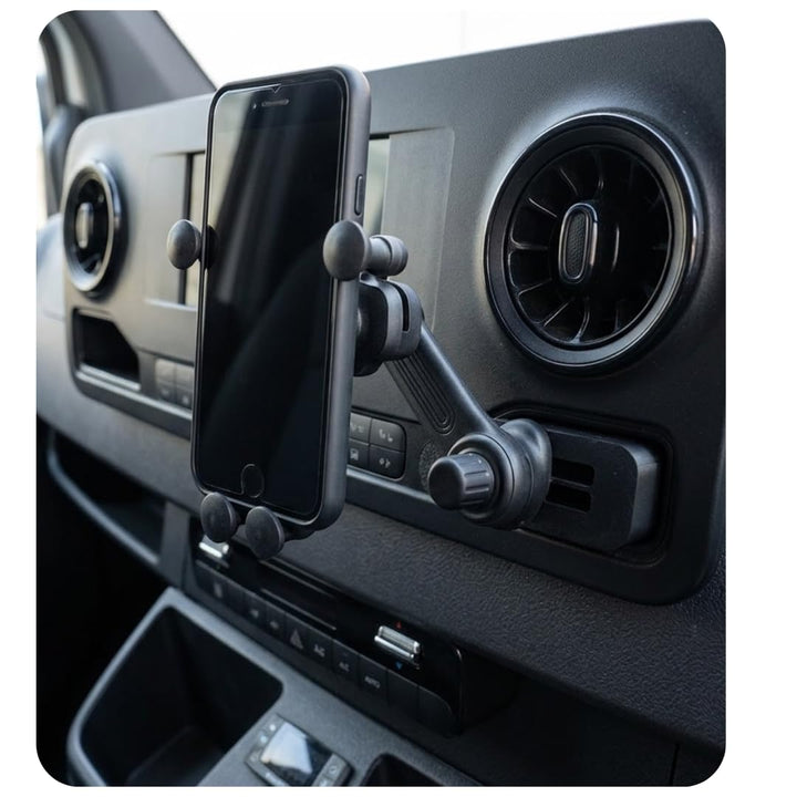 Generisch Logic Mount Beifahrer Handyhalterung für Mercedes Sprinter (2019-2026) – Speziell für MBUX