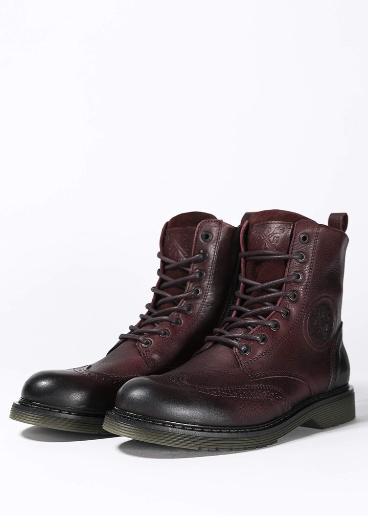 John Doe Motorradschuh Sixty | XTM| Threepoint Protection | Lederstiefel aus Rindsleder | Rutschfest