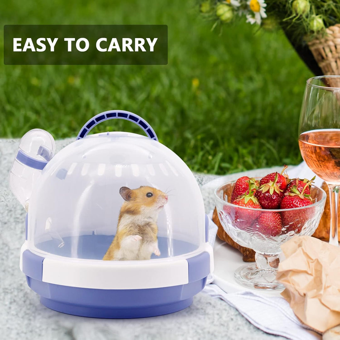 Hamster Carrier Käfig Portable Mäuse Travel Case Kunststoff Kleintier Carrier Ratte Carry Käfig mit