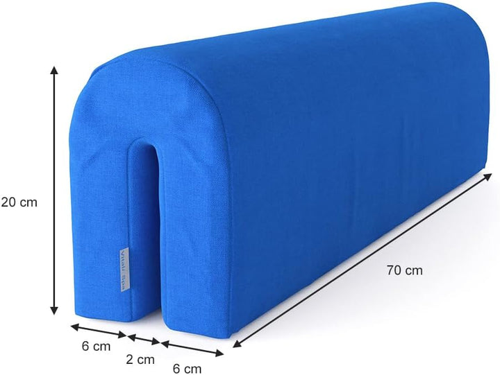 VitaliSpa Bettkantenschutz Bettumrandung Kinderbett Kantenschutz Babybett (Blau), Blau