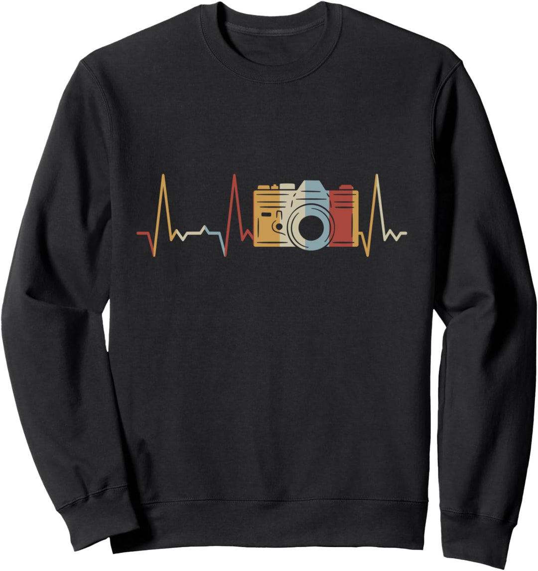 Herzschlag Kamera Sweatshirt