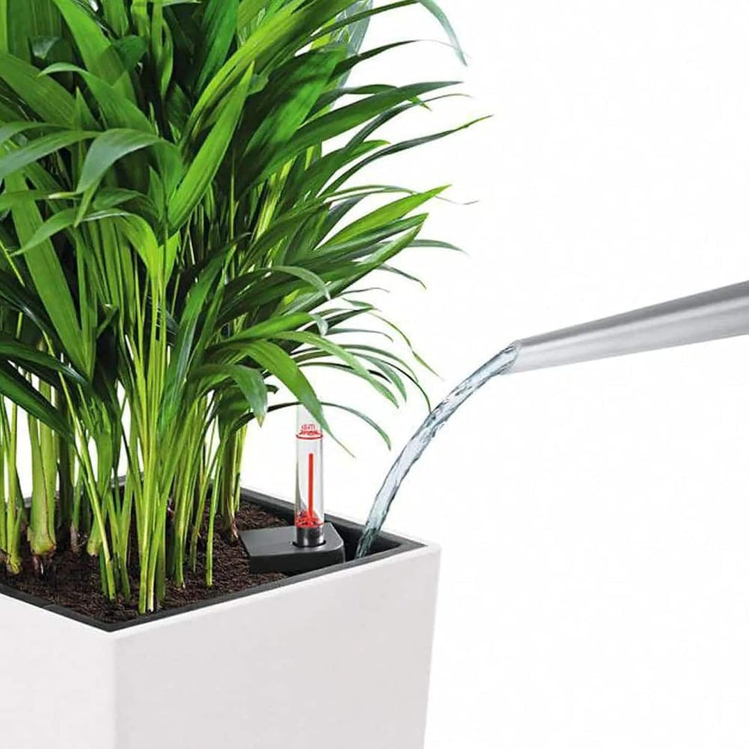 LECHUZA CUBICO Premium 40 silber metallic 18195 39.5x39.5x75.5 cm Silber Metallic, 39.5x39.5x75.5 cm