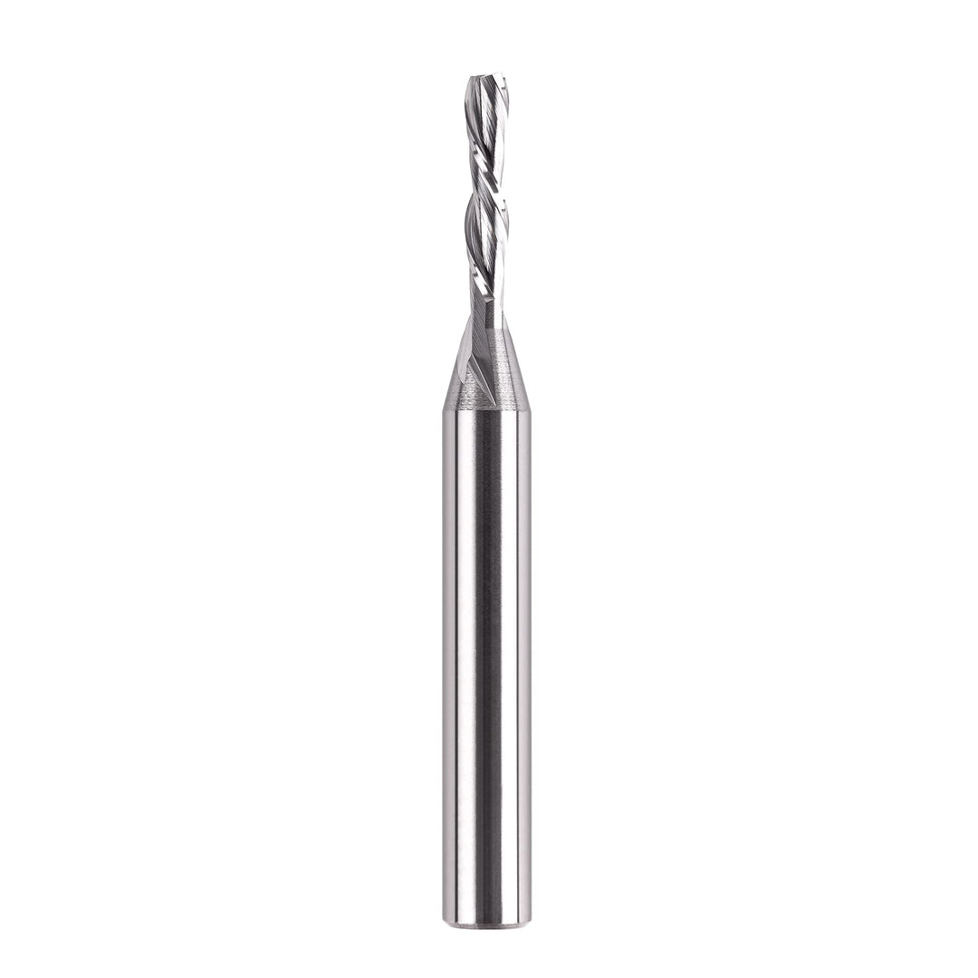 SpeTool Spiralnutfräser 8mm Schaft Downcut 4mm Schnittdurchmesser 20mm Schnittlänge Router Bit 2 Flö
