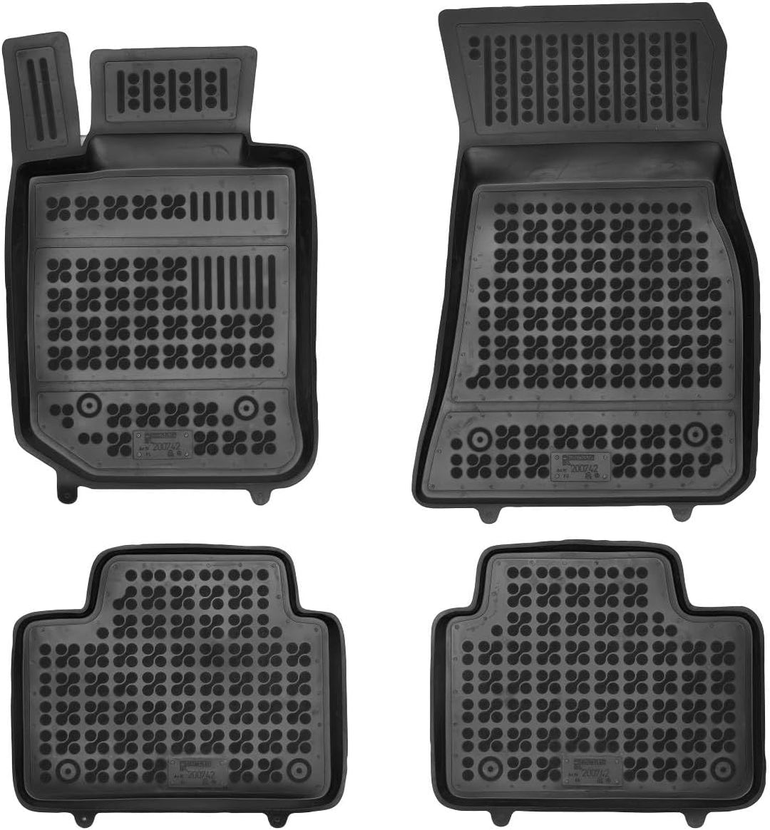 AZUGA Hohe Gummi Fussmatten mit Rand passend für BMW 3er Limousine ab 3/2019 G20/3er Touring ab 9/20