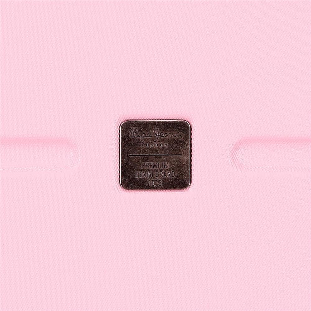 Pepe Jeans Highlight Kulturbeutel, anpassbar, mit Umhängetasche, Rosa, 29 x 21 x 15 cm, Harter ABS-K