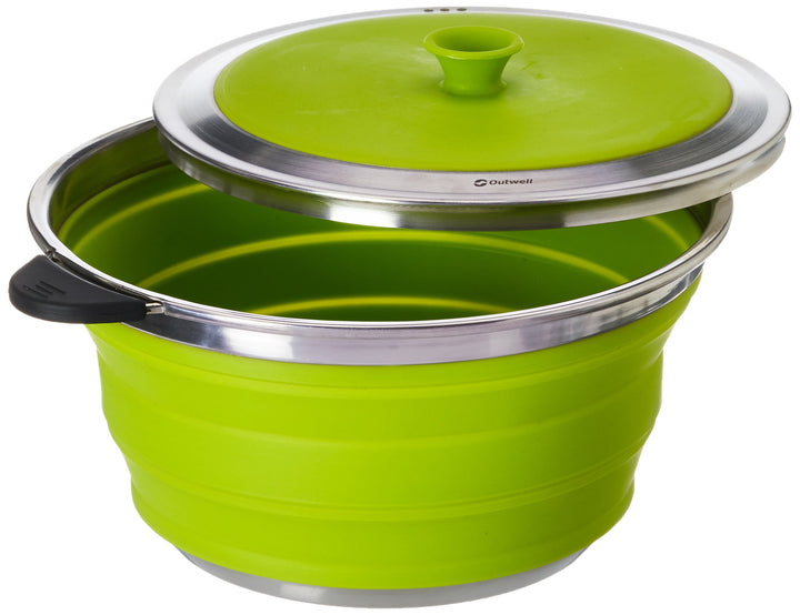 Outwell Collaps Topf Mit Deckel 30.5 x 24 x 13 cm Lime Green, 30.5 x 24 x 13 cm Lime Green
