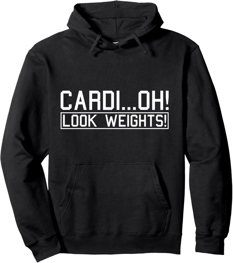 Cardio-Gewichte, Fitness, lustiges Fitnessstudio, Training, Training Pullover Hoodie