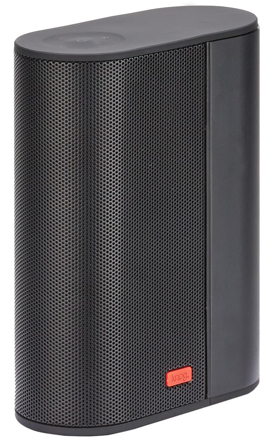 Knog Unisex – Erwachsene PWR Sound Lautsprecher, Black, One Size