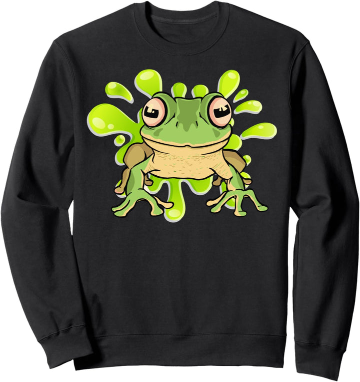 Grüner Frosch Laubfrosch Sweatshirt