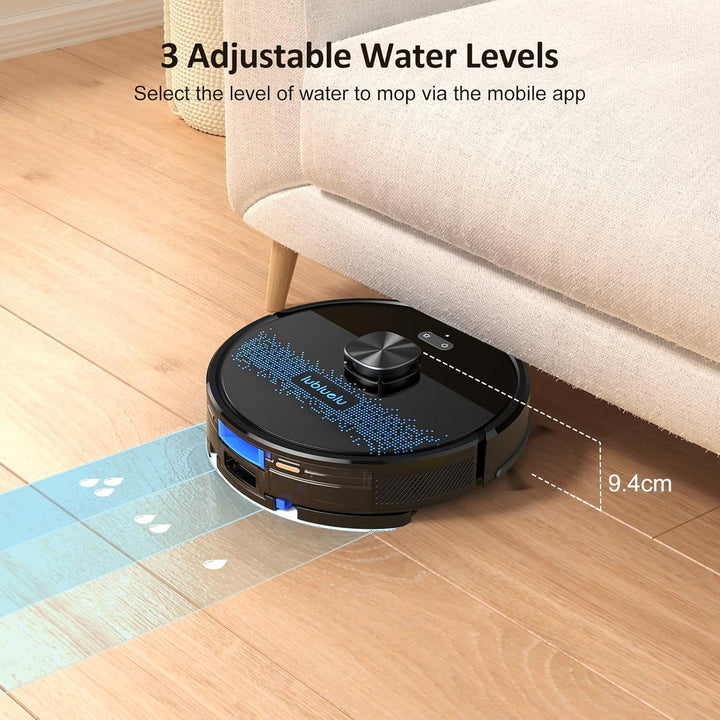Lubluelu Robot Vacuum Cleaner and Mop Combo, SL60Ultra Robotic Vacuum, 150Mins Max, 56dB, 24 No-Go Z