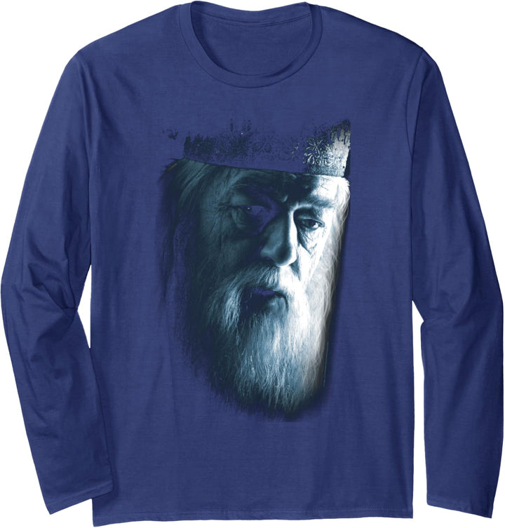 Harry Potter Dumbledore Face Langarmshirt