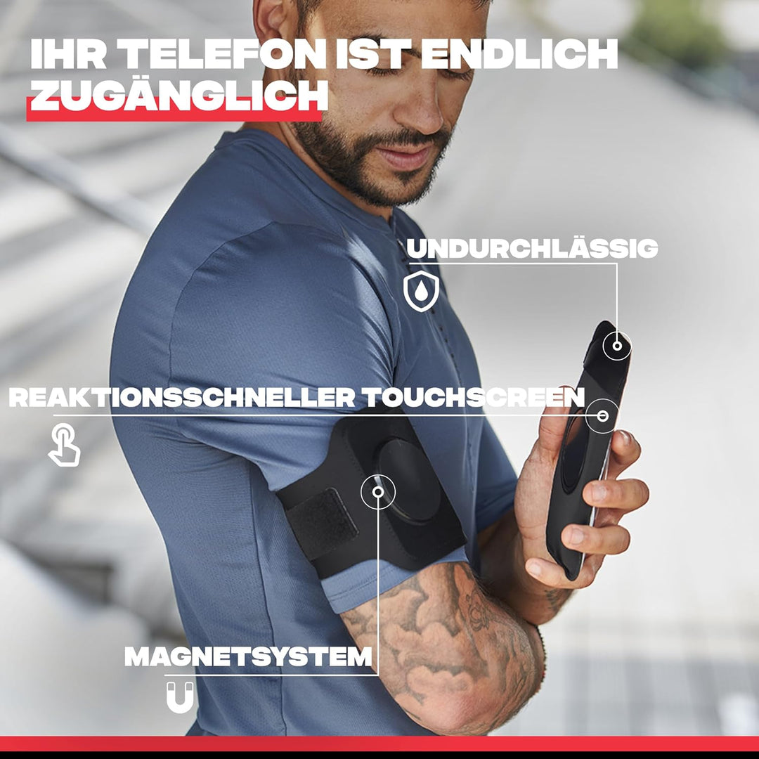 Shapeheart - Sportarmband Mit Universeller Abnehmbarer, mit abnehmbaren magnetischen Hülle 2XL - Sma