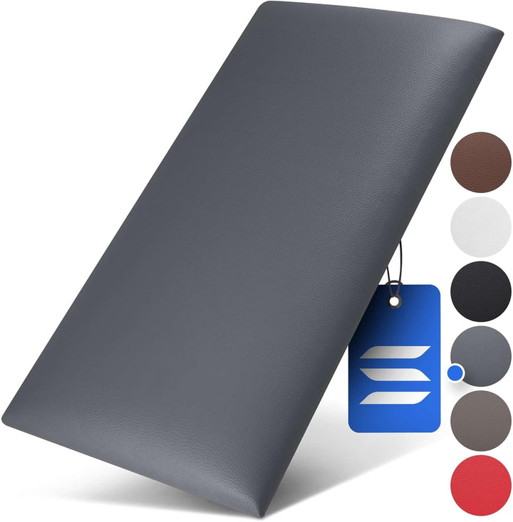 softwalls Wandkissen Leder mit 50mm Polsterung - Bett Kopfteil Wandpolster - Wandverkleidung - Wandp