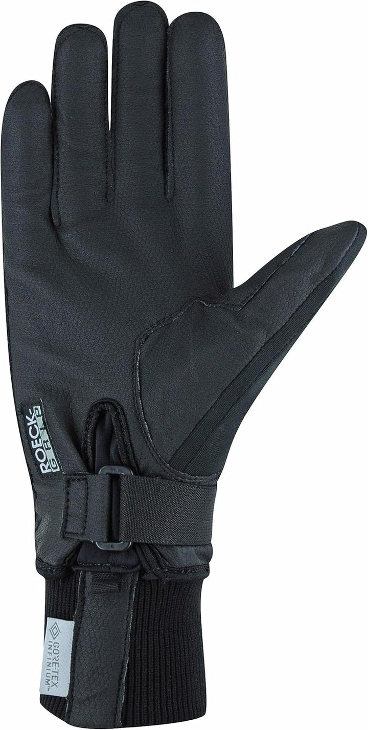 Roeckl Sports Reithandschuh WISMAR, Turnier Winter Handschuh, 2 Farben, Grösse 6-11 Schwarz 6.5, Sch