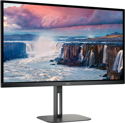 AOC Q27V5N - 27 Zoll QHD Monitor, Lautsprecher, höhenverstellbar (2560x1440, 75 Hz, DisplayPort, HDM