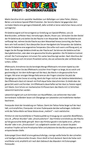 Eulenspiegel 299586 - Schminkkoffer Halloween, Schminkset, Karneval, Kinderschminken, Mottoparty