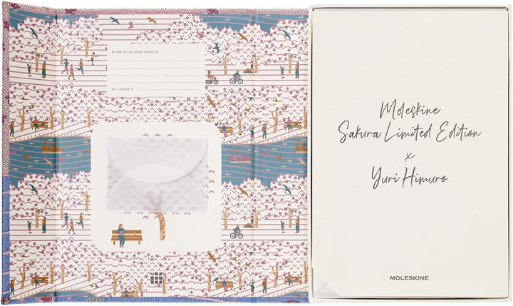 Moleskine Sakura Sammelbox, Set mit Notizbuch in Limitierter Ausgabe, Sakura Notizbuch, Fester Einba