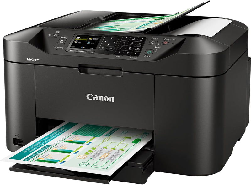 Canon MAXIFY MB2150 Multifunktionssystem Tintenstrahldrucker (DIN A4, Drucken, Scannen, Kopieren, Fa