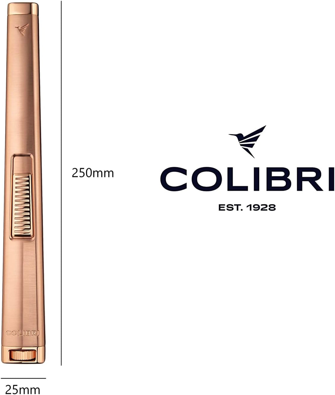 Colibri Aura Jet Flame Kerzenanzünder | Langes Stabfeuerzeug Mit Grosse Reichweite | Luxuriösem Fini