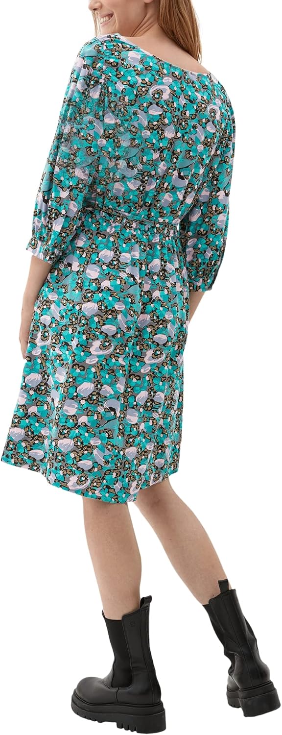 QS by s.Oliver Damen Dress 36 Blau, 36 Blau