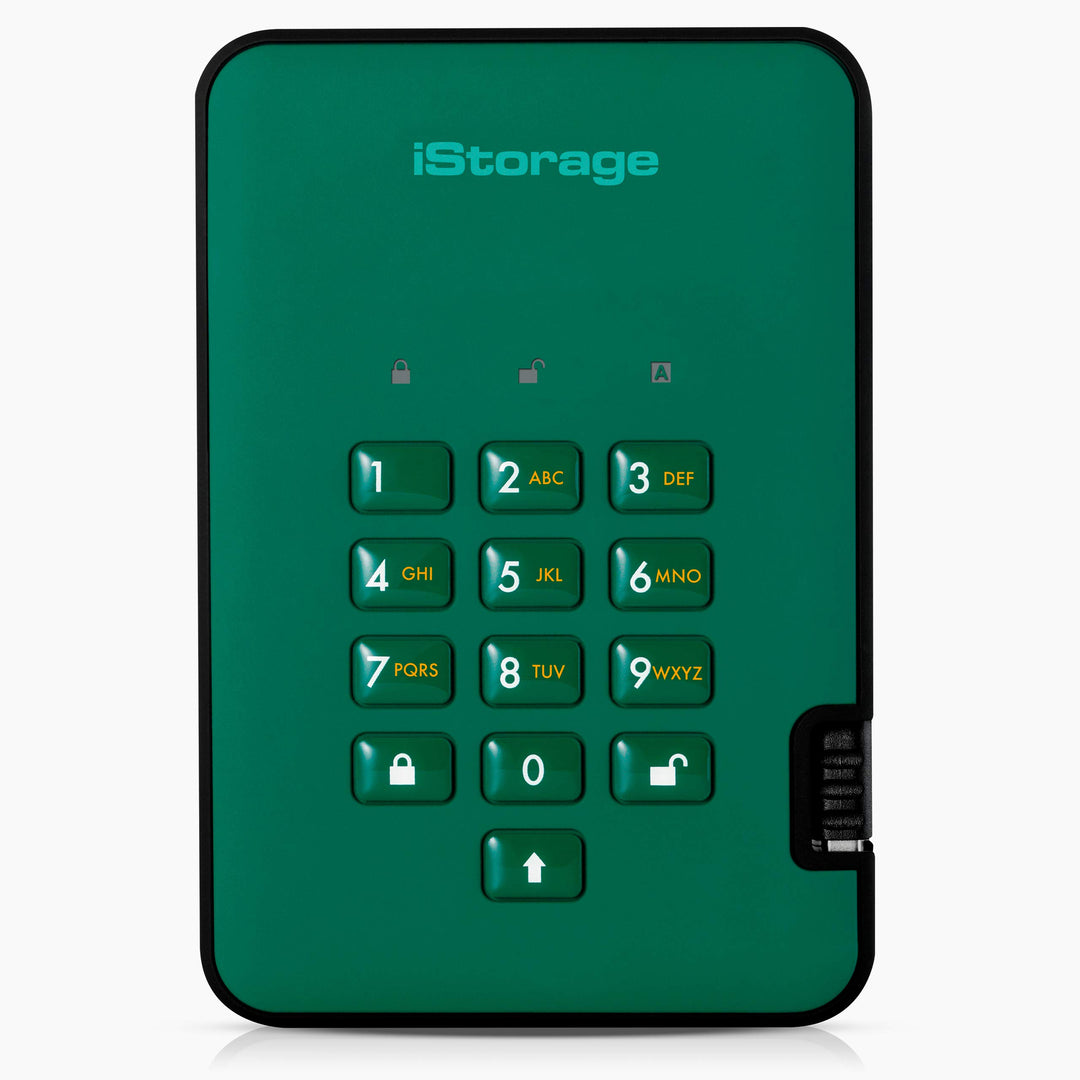 iStorage 183001 diskAshur2 SSD 2TB - Green SSD 2TB Grün, SSD 2TB Grün