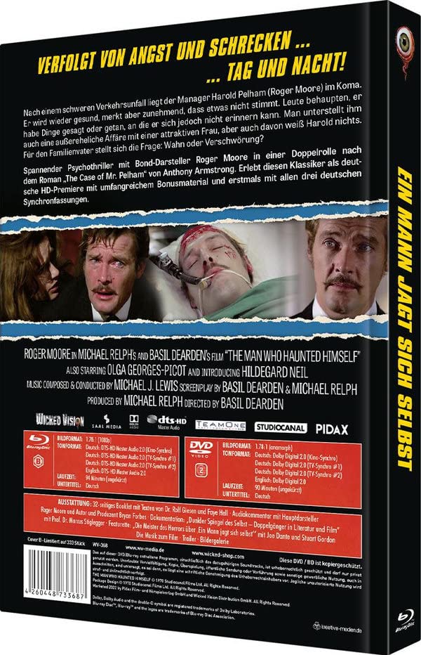 Ein Mann jagt sich selbst (The Man who haunted himself) - Mediabook - 2-Disc Limited Collector‘s Edi