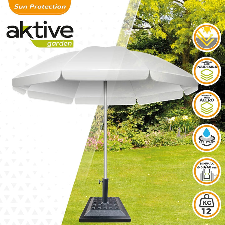 AKTIVE 61053 Kunststoffhalter für Sonnenblende quadratisch 38-48