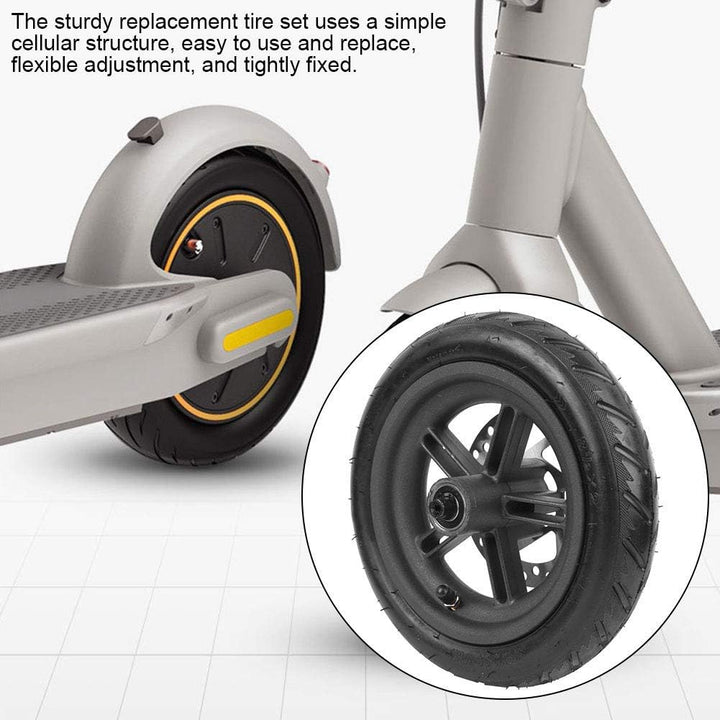 Ersatz für Scooter-Hinterrad, Zelluläres Hinterrad aus Gummi, Elektroroller-Hinterrad und Scheibenbr