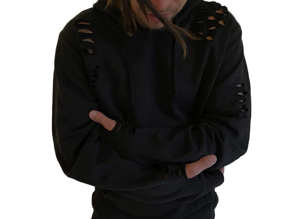 Cut out Hoodie schwarz (S), S