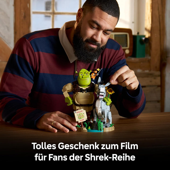 LEGO Shrek: Shrek, Esel und Der Gestiefelte Kater - Film Modellbau für Erwachsene - Ausstellungsset