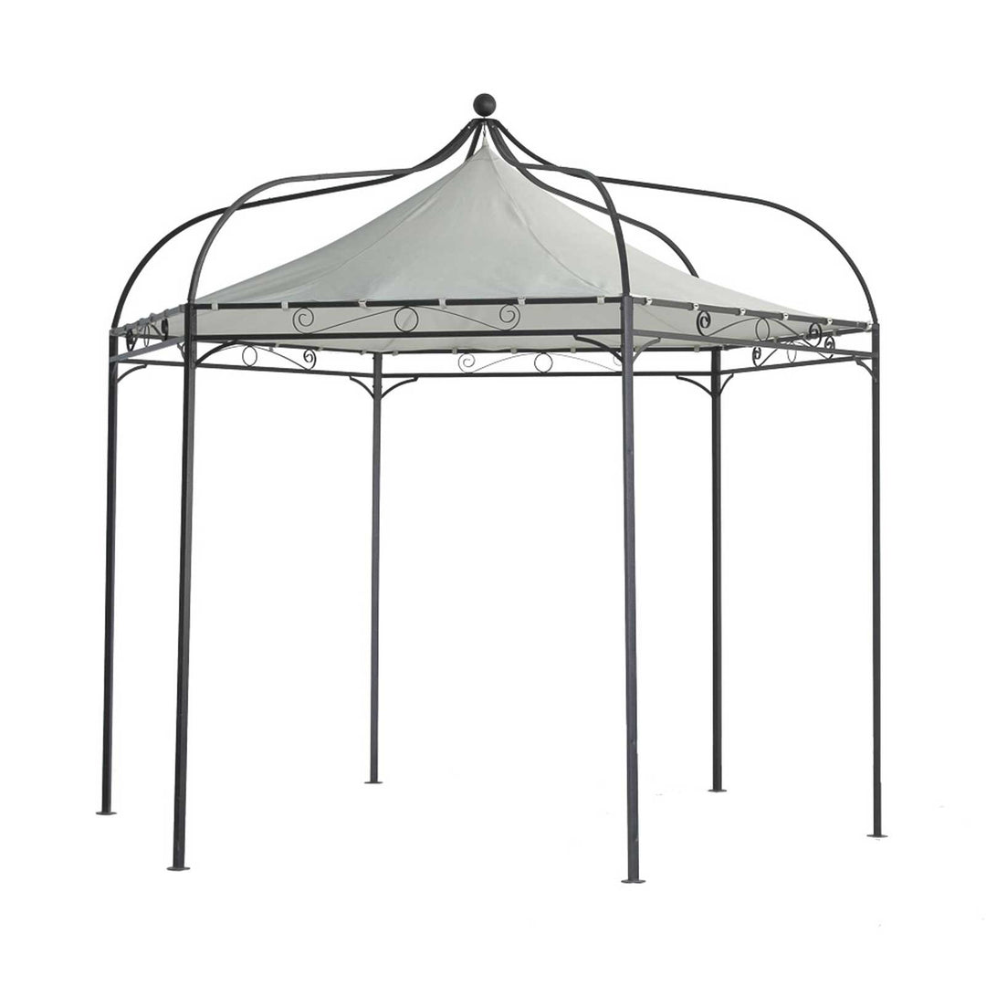 Gartenmoebel Pavillon Modena Ersatzdach Polyester PVC-beschichtet Ecru Gartenpavillon Pavillonersatz